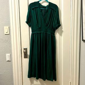 Current Air forest green midi dress